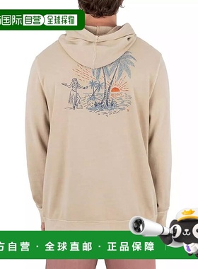 1h可退 【美国直邮】hurley 男士 帽衫运动夹克衫卫衣