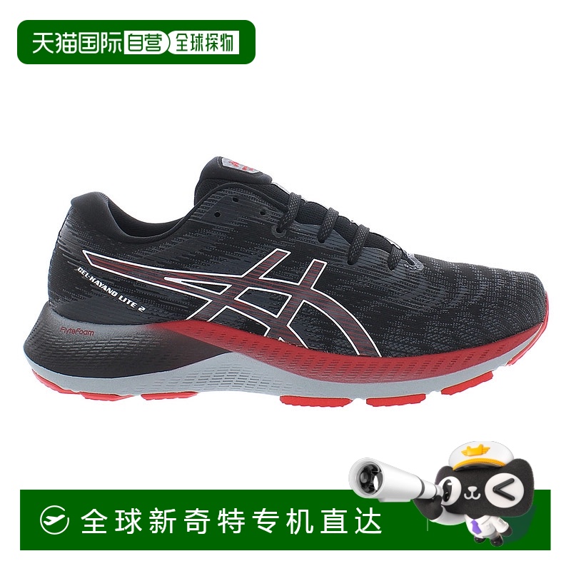 美国直邮Asics亚瑟士男士运动鞋Gel-Kayano Lite 2黑色低帮时尚