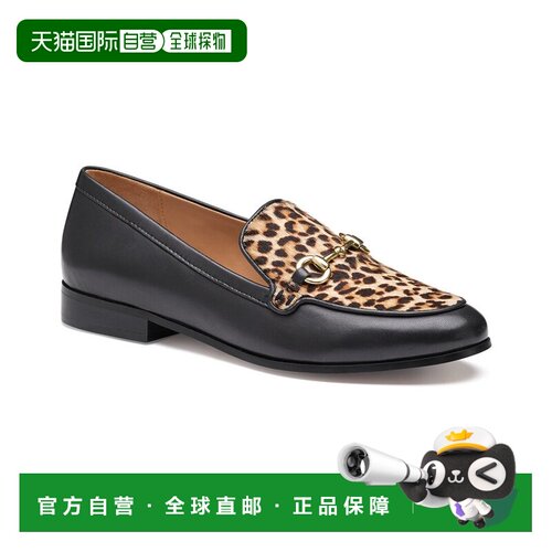 自营Johnston & Murphy Ali皮革乐福鞋-黑色 美国奥莱直发