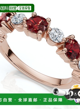 自营pompeii31Ct Sylvia Ruby & Diamond Anniversary Ring Gold