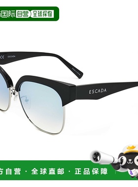 自营 Escada女式58毫米粉色太阳镜-黑色 美国奥莱直发艾斯卡达