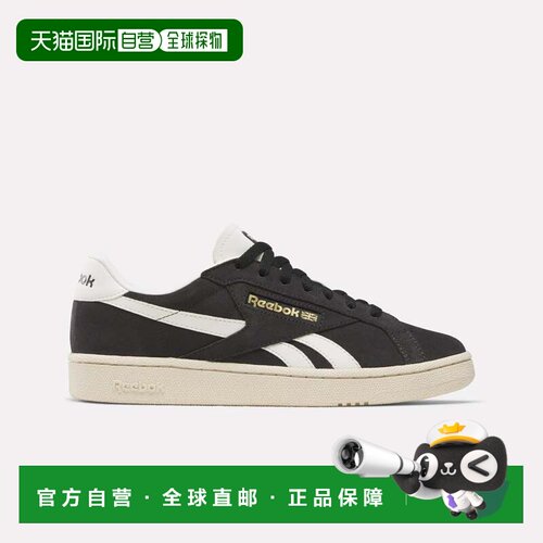 自营Reebok Club C Grounds Uk Unisex Shoes - washed black/pap
