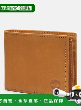 自营 timberland男士红色 Bank Icon Boot Passcase 钱包 - 小麦
