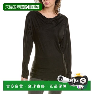 Cowl Mesh Inset 自营 black Karan Top 美国奥莱直发 Donna