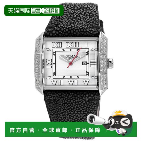 自营Locman女式经典银色表盘手表-银色 美国奥莱直发