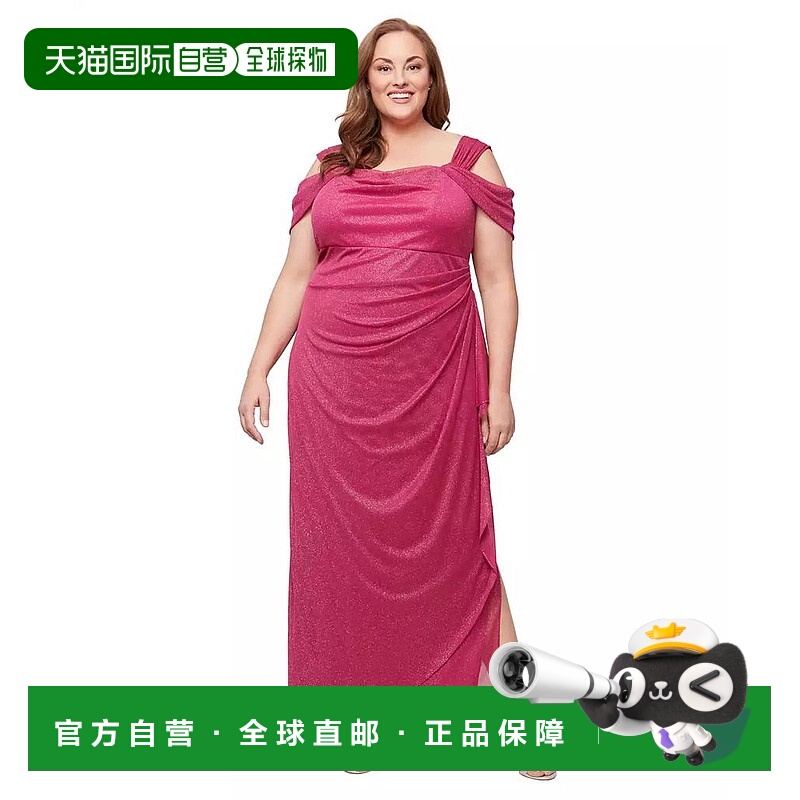 1h可退 【美国直邮】alex evenings 女士 连衣裙礼服