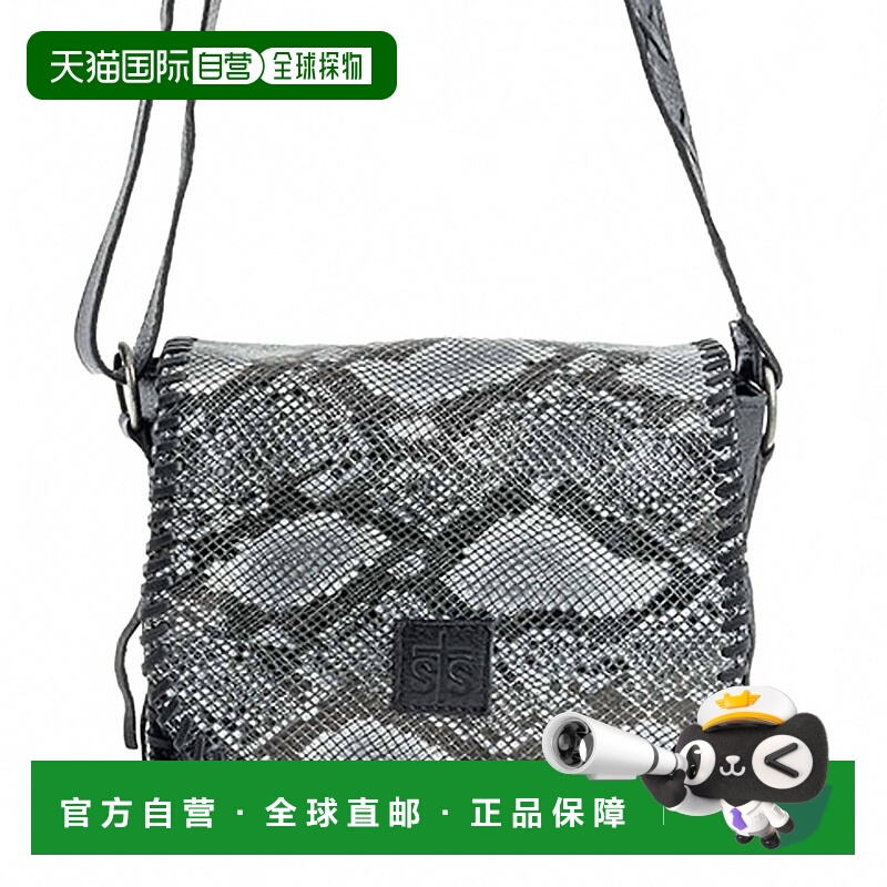 自营stsWomen's Santana Selah Saddle Bag In Black 美国奥莱直