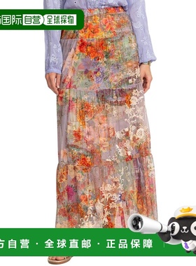 自营Johnny Was Asteria Skirt - pink 美国奥莱直发