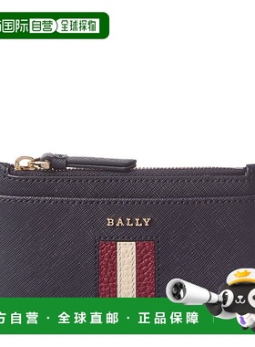 自营Bally Sandhy Leather Card Case - Blue 卡包美国奥莱直发