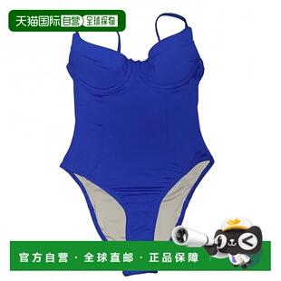 One Underwire Piece Swimsuit Royal 自营weworewhatWomen