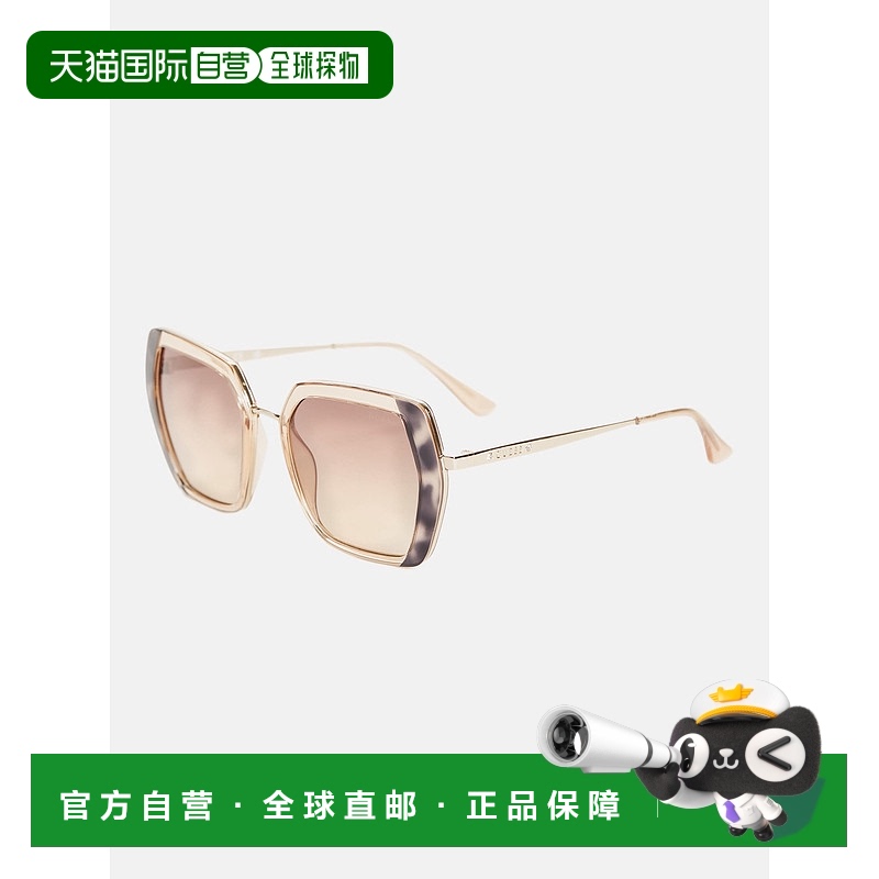 自营guess几何塑料饰边太阳镜 - 复古拼接 34 美国奥莱直发