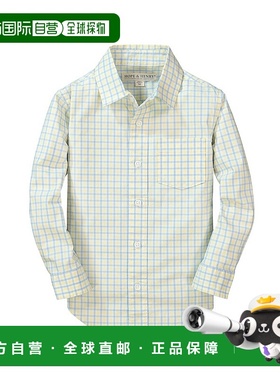 自营 Hope & Henry 弹力府绸长袖衬衫 - 黄色 美国奥莱直发