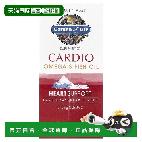 香港直发Minami Nutrition鱼油欧米伽3软凝胶915mg30粒浓缩