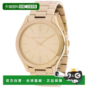 自营Michael Kors女士金色表盘手表-金色 美国奥莱直发