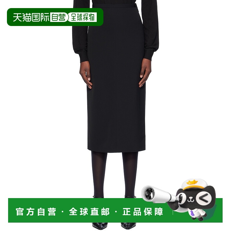 1h可退 香港直邮潮奢 The Row 女士 黑色 Mathias 半身裙 5485SW1