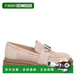 自营Michael Kors Parker Logo-Plaque Suede Loafers 美国奥莱直
