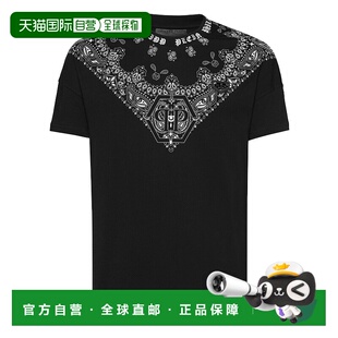 黑色 自营 Bandana圆领T恤 pleinPaisley 美国奥莱直发 philipp