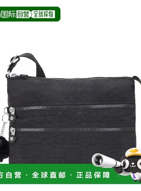 自营Kipling Alvar Crossbody Bag - black noir 美国奥莱直发