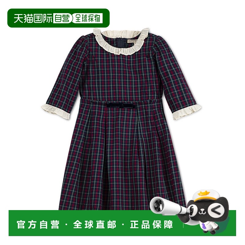 自营Hope & Henry Ruffle Collar Dress - multi 美国奥莱直发