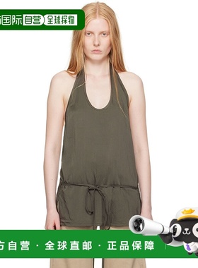 1h可退 香港直邮潮奢 Lemaire 女士 灰色 Apron 上装 TO1387LF138