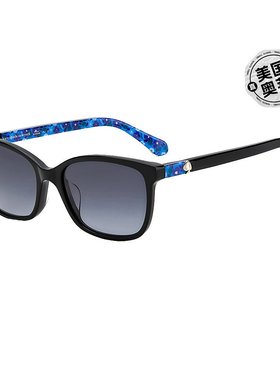 自营 Kate Spade KS Tabitha/S 807 9O 女士方形太阳镜 - 黑色 美