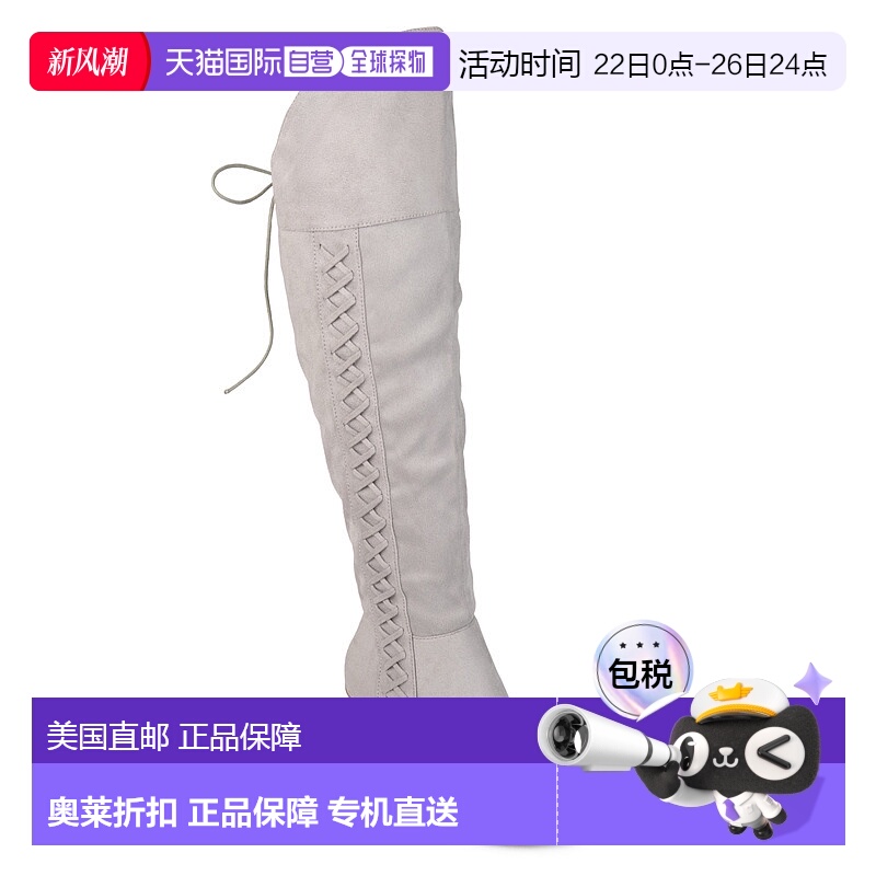 自营 journee collectionJournee Women's Spritz-S Boot - grey