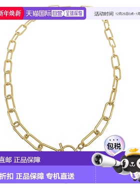 自营 adornia珍珠金回形针钮扣项链 - 白色 美国奥莱直发