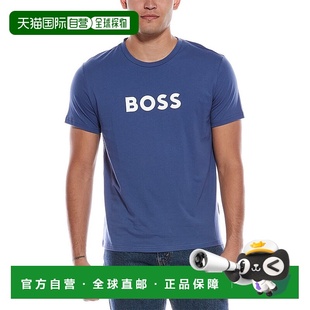 Boss blue Logo Shirt 美国奥莱直发 自营Hugo