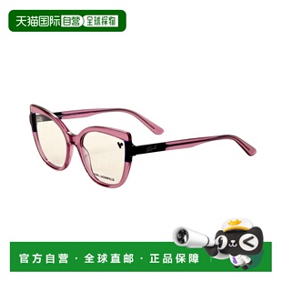 透明粉蓝色 54毫米粉红色镜片 美国奥莱直 Lagerfeld女式 自营Karl