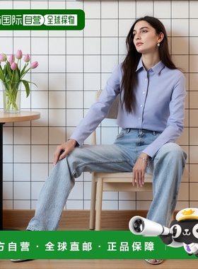 自营 cutter & buckCutter&Buck弹力牛津女式长袖衬衫-浅蓝色 美