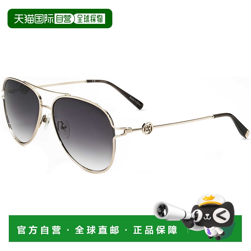 自营 Escada女式58毫米棕色太阳镜-金色 美国奥莱直发艾斯卡达