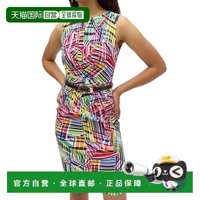 自营joseph ribkoffMillennium Abstract Print Sheath Dress In