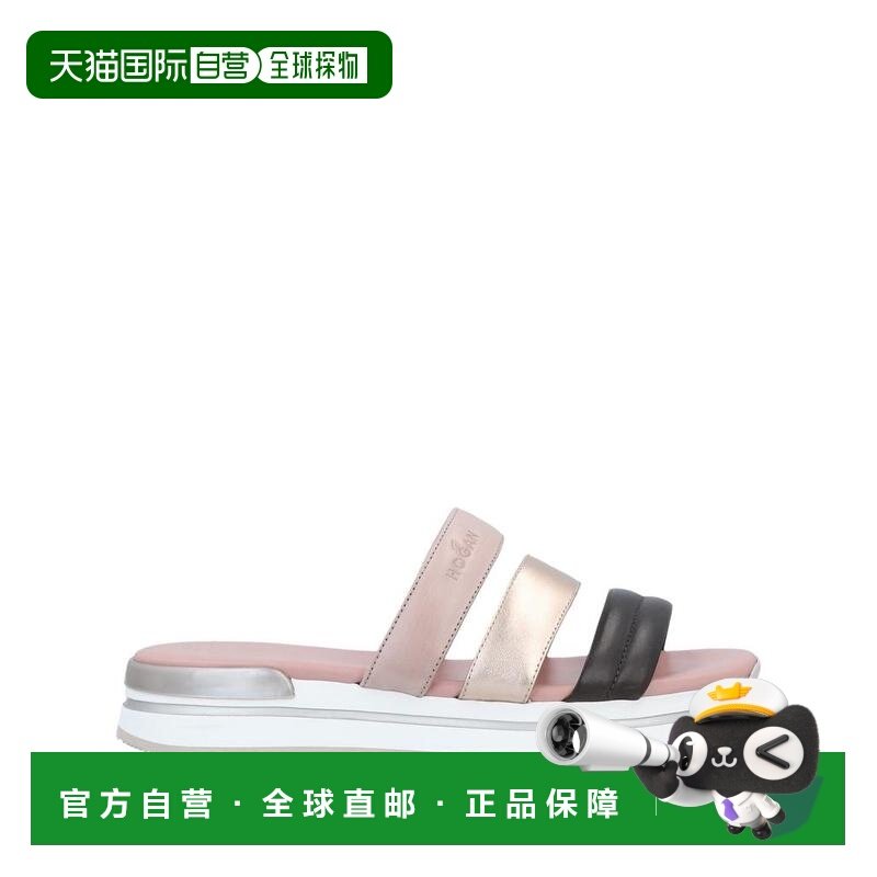 1h可退 【美国直邮】HOGAN女士时装凉鞋平底圆头真皮时尚舒适 百,女鞋,时装凉鞋,淘宝优惠券,粉丝福利购,淘宝优惠卷