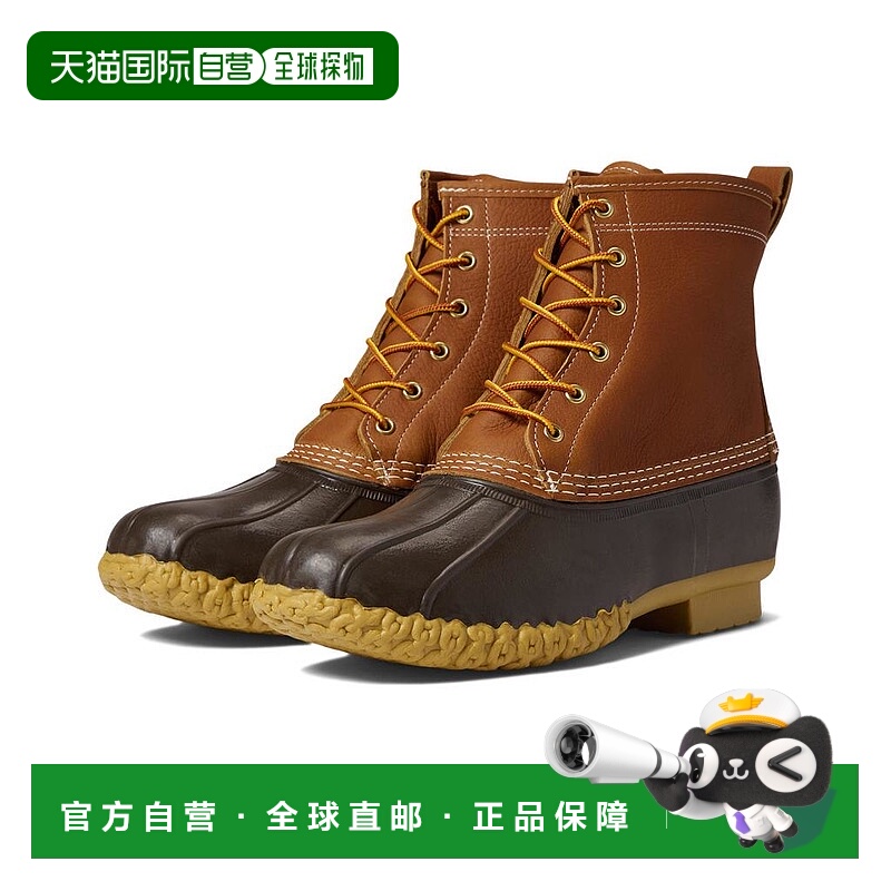 1h可退 【美国直邮】L L Bean Bean Boot 8 法兰绒内衬皮革靴子