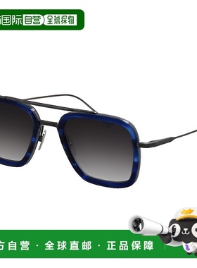 自营 Dita FLIGHT.006 DT 7806-T-BLU-SIL-52中性方形太阳镜-蓝色