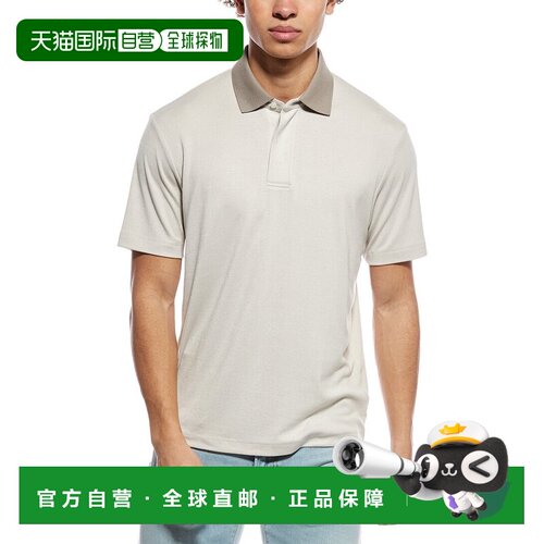 自营Theory Kayser Polo Shirt - white 美国奥莱直发