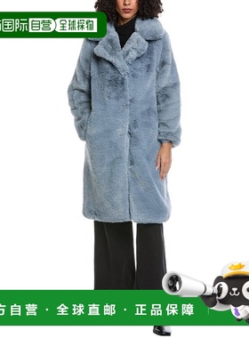 自营NOIZE Savannah Teddy Coat - blue 美国奥莱直发