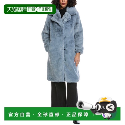 自营NOIZE Savannah Teddy Coat - Blue 外套美国直发奥莱