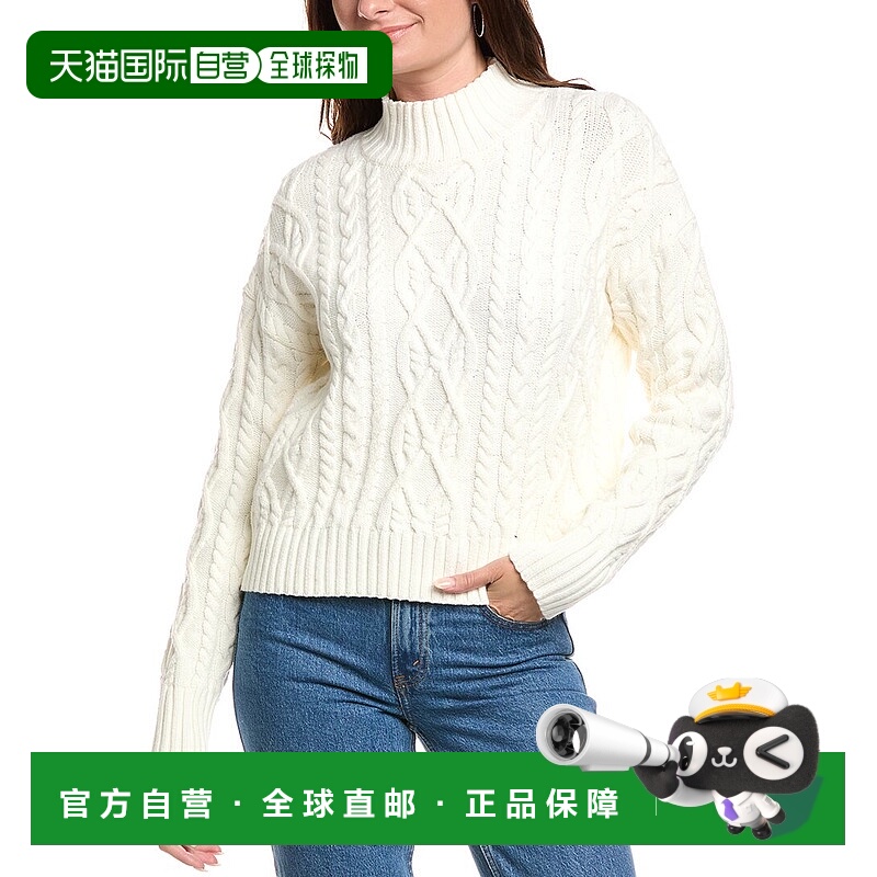 自营Michael Stars Suki Cable Sweater - white 美国奥莱直发