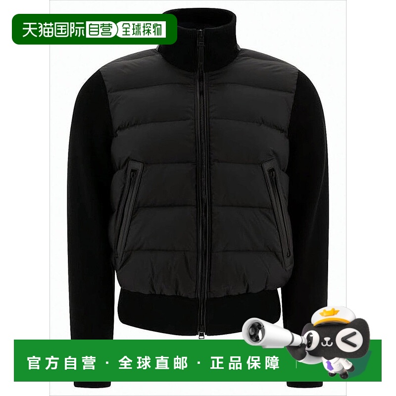 自营tom fordQuilted Padded Casual Jacket With Ribbed Collar