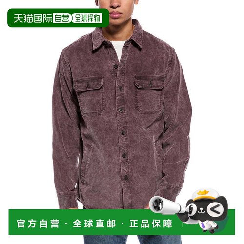 自营weatherproof vintage防风雨复古仿旧灯芯绒上衣-紫色 美国奥