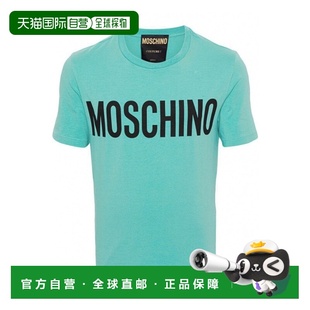 Logo Fit And Print Bold With Shirt Cotton 自营Moschino