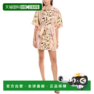 自营Significant Other Nicole Shirt Dress - green 美国奥莱直