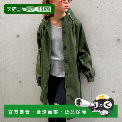 自营 JUNOAH 带帽长款夹克外套 [AM5609EW00793]