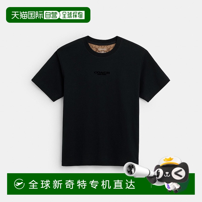 自营 Coach蔻驰/ Signature 标志性上衣短袖T恤CL354 【美国奥莱