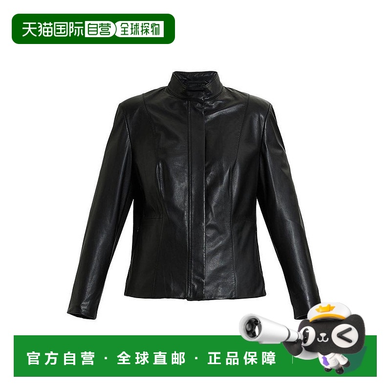 1h可退 【美国直邮】marina rinaldi 女士 外套夹克皮夹克皮衣