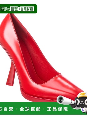 自营 salvatore ferragamoFerragamo Anser X5 皮革高跟鞋 - 红色