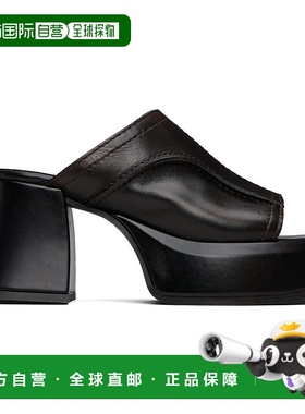 1h可退 香港直邮潮奢 miista 女士 棕色 Lota 穆勒鞋 E83852