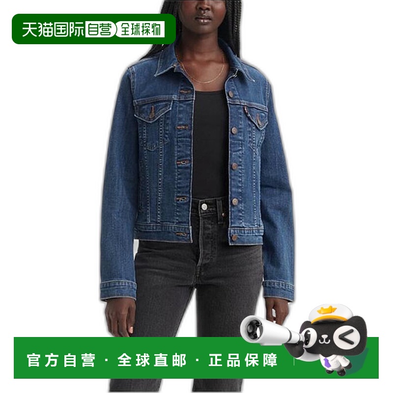 1h可退 【美国直邮】Levi’s/李维斯女士外套牛仔休闲时尚 保暖舒