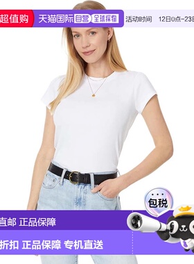 自营Women's Madewell T-Shirt White Stretch Supima Cotton Rib
